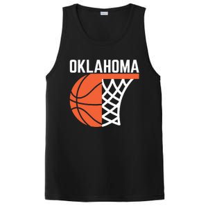 Usa Oklahoma Basketball State Net Graphic Sports Players Art PosiCharge Competitor Tank