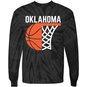 Usa Oklahoma Basketball State Net Graphic Sports Players Art Tie-Dye Long Sleeve Shirt