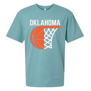 Usa Oklahoma Basketball State Net Graphic Sports Players Art Sueded Cloud Jersey T-Shirt