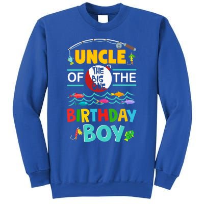 Uncle Of Big One 1st Birthday Matching Family Fishing Cute Gift Sweatshirt