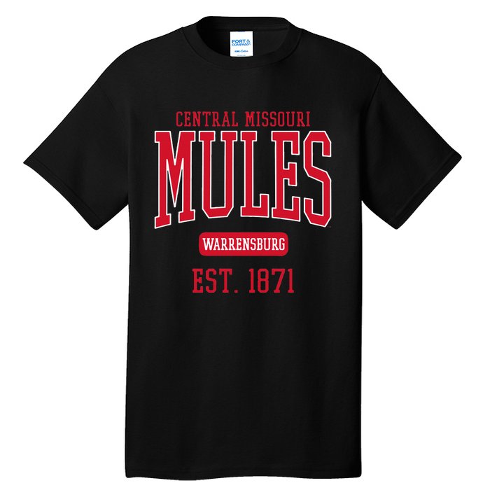 University Of Central Missouri UCM Mules Est Date Tall T-Shirt