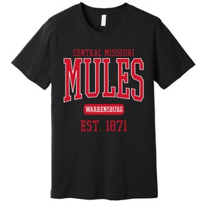 University Of Central Missouri UCM Mules Est Date Premium T-Shirt