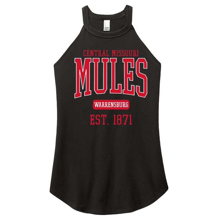 University Of Central Missouri UCM Mules Est Date Women's Perfect Tri Rocker Tank