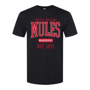 University Of Central Missouri UCM Mules Est Date Softstyle CVC T-Shirt