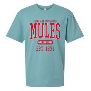 University Of Central Missouri UCM Mules Est Date Sueded Cloud Jersey T-Shirt