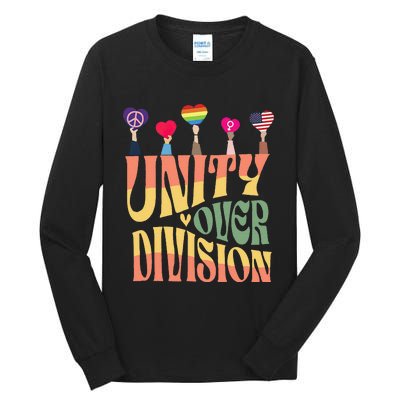 Unity Over Division Tall Long Sleeve T-Shirt