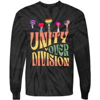 Unity Over Division Tie-Dye Long Sleeve Shirt