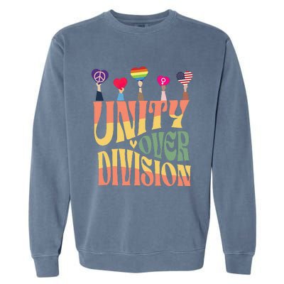 Unity Over Division Garment-Dyed Sweatshirt