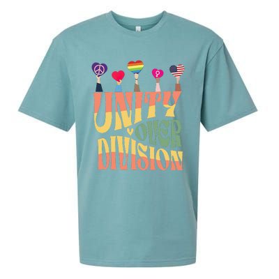 Unity Over Division Sueded Cloud Jersey T-Shirt