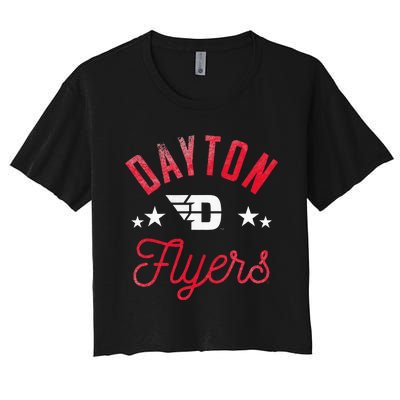 U.N.I.V.E.R.S.I.T.Y Of Dayton Flyers Women's Crop Top Tee