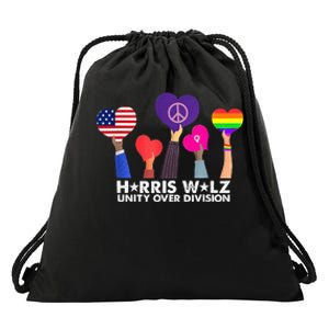 Unity Over Division Drawstring Bag