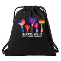 Unity Over Division Drawstring Bag