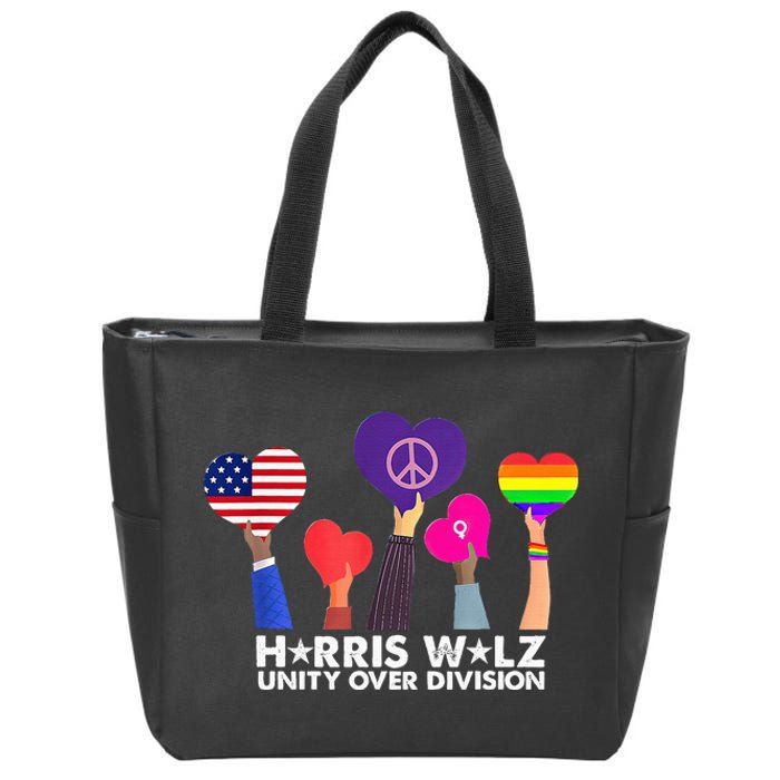 Unity Over Division Zip Tote Bag