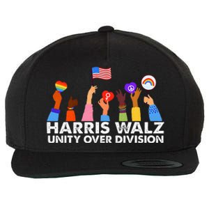 Unity Over Division Harris Walz 2024 Wool Snapback Cap