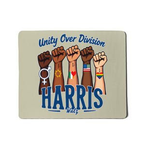 Unity Over Division Harris Walz Support Diversity Mousepad