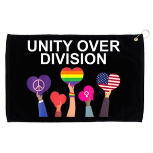 Unity Over Division Harris Walz For President 2024 Grommeted Golf Towel