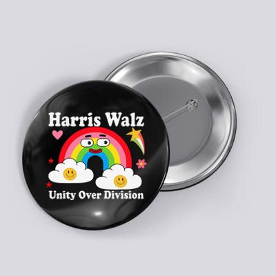 Unity Over Division Harris Walz 2024 Button