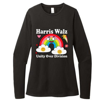 Unity Over Division Harris Walz 2024 Womens CVC Long Sleeve Shirt