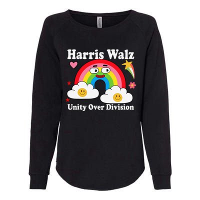 Unity Over Division Harris Walz 2024 Womens California Wash Sweatshirt