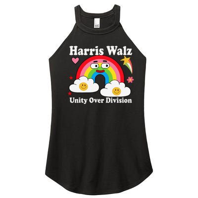 Unity Over Division Harris Walz 2024 Women's Perfect Tri Rocker Tank