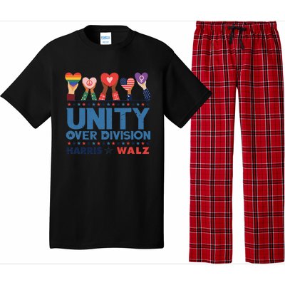 Unity Over Division Harris Walz 2024 Pajama Set