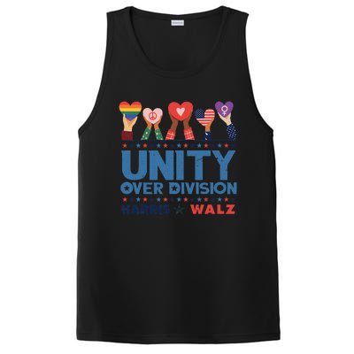 Unity Over Division Harris Walz 2024 PosiCharge Competitor Tank