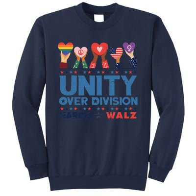 Unity Over Division Harris Walz 2024 Sweatshirt