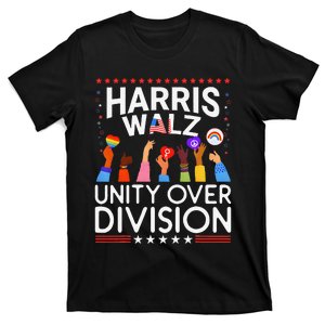 Unity Over Division Harris Walz 2024 T-Shirt