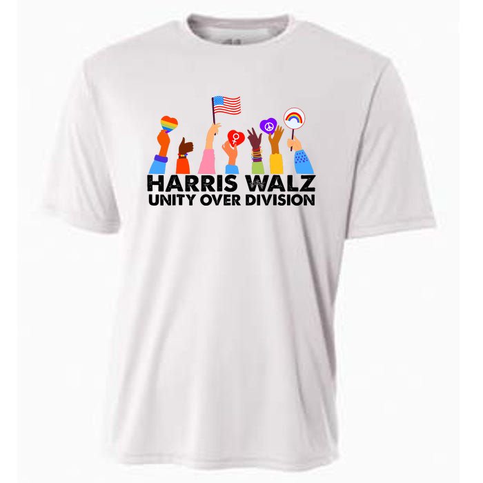 Unity Over Division Harris Walz 2024 Cooling Performance Crew T-Shirt