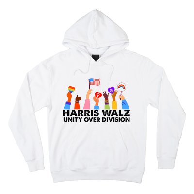 Unity Over Division Harris Walz 2024 Hoodie