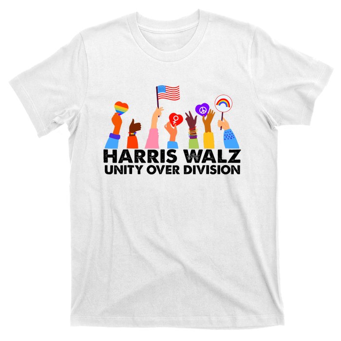 Unity Over Division Harris Walz 2024 T-Shirt