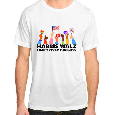 Unity Over Division Harris Walz 2024 Adult ChromaSoft Performance T-Shirt