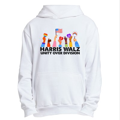 Unity Over Division Harris Walz 2024 Urban Pullover Hoodie