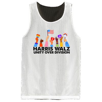 Unity Over Division Harris Walz 2024 Mesh Reversible Basketball Jersey Tank