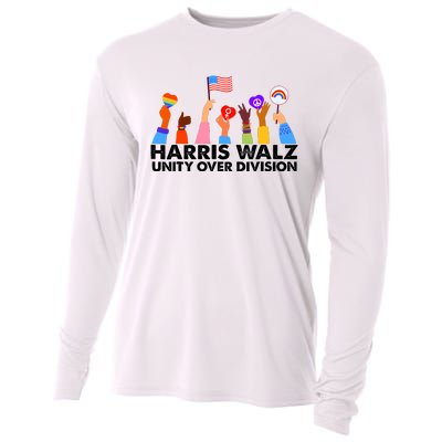 Unity Over Division Harris Walz 2024 Cooling Performance Long Sleeve Crew