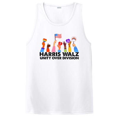 Unity Over Division Harris Walz 2024 PosiCharge Competitor Tank