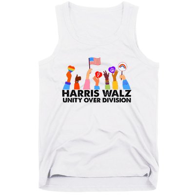 Unity Over Division Harris Walz 2024 Tank Top