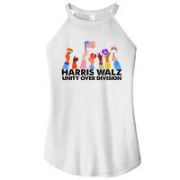 Unity Over Division Harris Walz 2024 Women’s Perfect Tri Rocker Tank