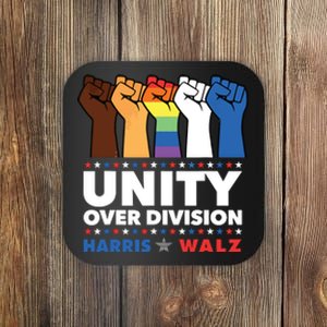 Unity Over Division Harris Walz 2024 Coaster