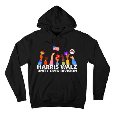 Unity Over Division Harris Walz 2024 Hoodie