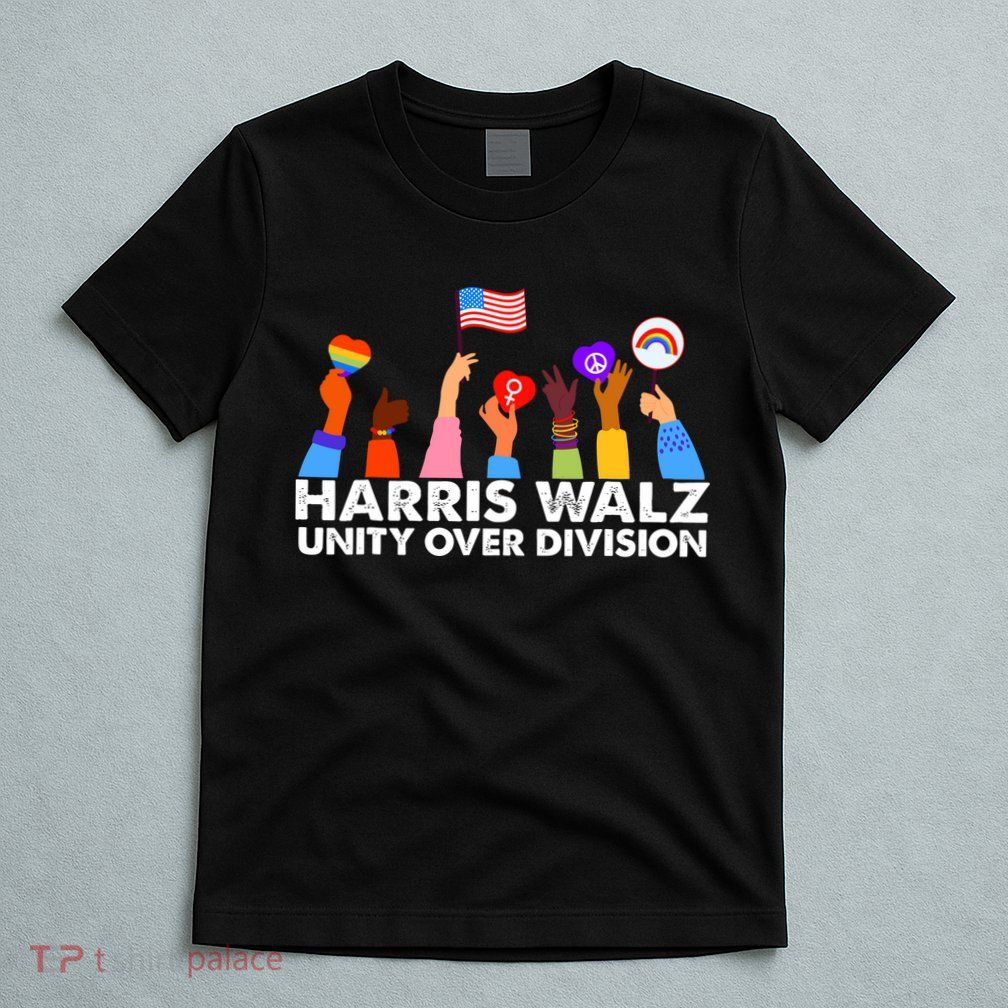 Unity Over Division Harris Walz 2024 T-Shirt