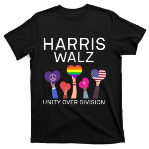 Unity Over Division Harris Walz 2024 T-Shirt