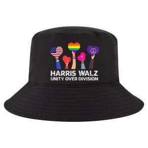 Unity Over Division Kamala Harris Tim Walz Cool Comfort Performance Bucket Hat