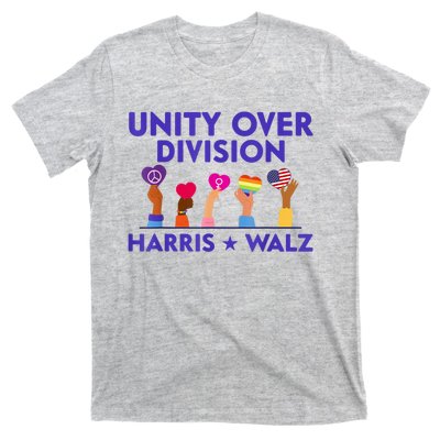 Unity Over Division Harris Walz 2024 T-Shirt