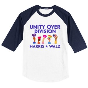 Unity Over Division Harris Waltz 2024 Baseball Sleeve Shirt