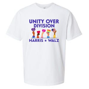 Unity Over Division Harris Waltz 2024 Sueded Cloud Jersey T-Shirt