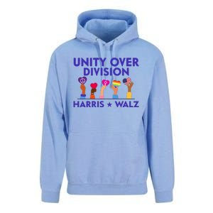 Unity Over Division Harris Waltz 2024 Unisex Surf Hoodie