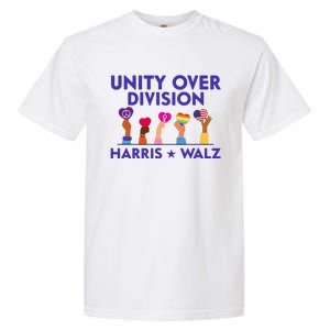 Unity Over Division Harris Waltz 2024 Garment-Dyed Heavyweight T-Shirt