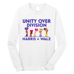 Unity Over Division Harris Waltz 2024 Long Sleeve Shirt