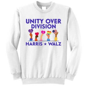 Unity Over Division Harris Waltz 2024 Sweatshirt